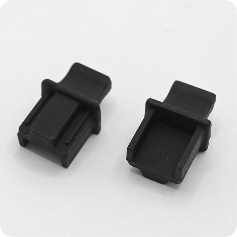 bociloy 30 قطعة غطاء غبار RJ45، واقيات منفذ إيثرنت سيليكون لحماية فتحات الشبكة، أغطية حماية جاك LAN للمعدات النحاسية والألياف، أسود - Image 4